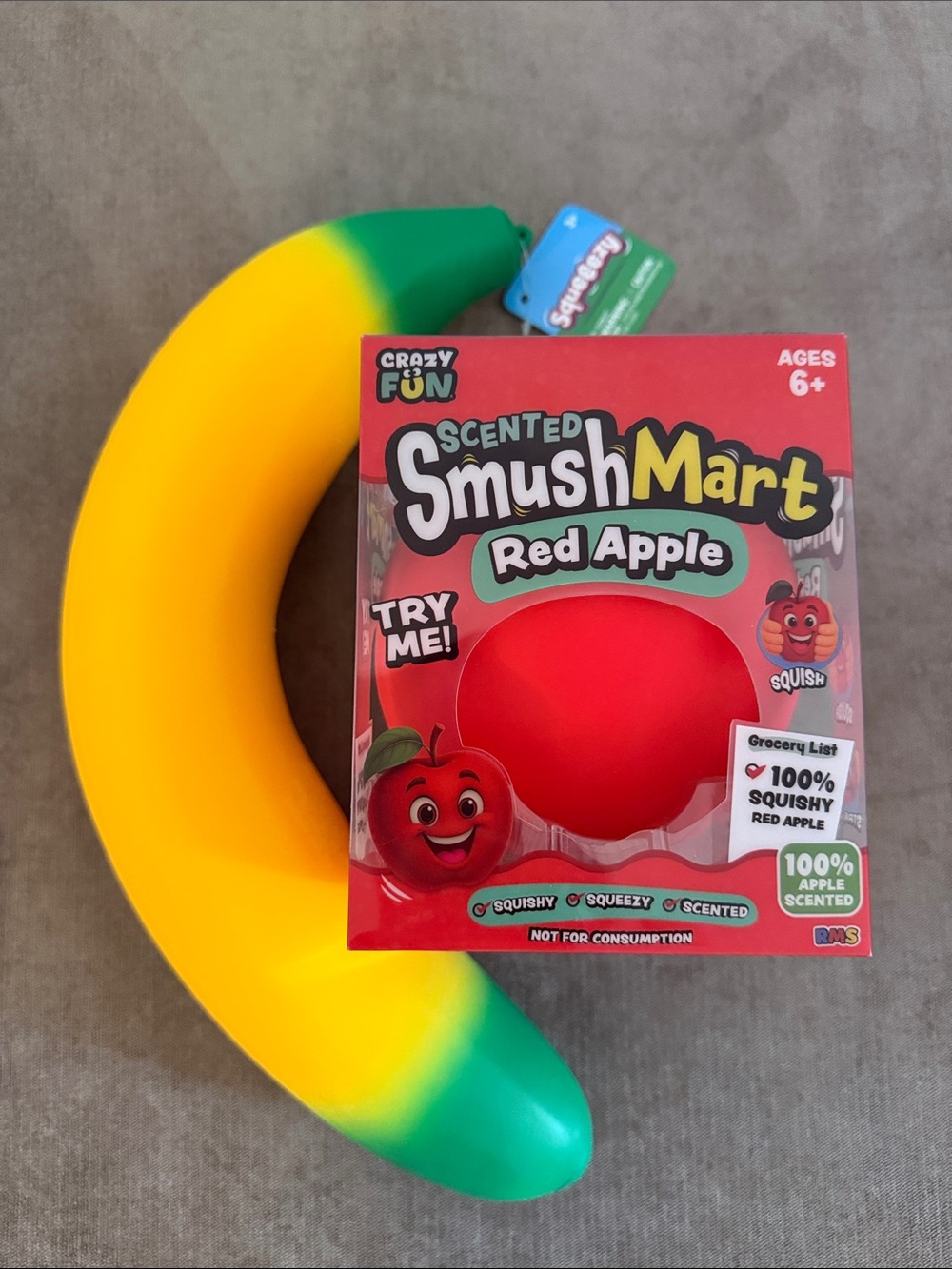 SmushMart Scented Red Apple & Sunny Days Squeezy Banana | Bundle Of 2 | New